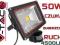 lampa reflektor 50w smd czujnik zewnętrzna 230v