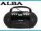 RADIOODTWARZACZ RADIO CD ALBA BOOMBOX CZARNE