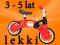 ROWEREK BIEGOWY odpychacz rower LEKKI dla dzieci