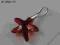 WISIOREK SWAROVSKI STARFISH 16 RED MAGMA SREBRO