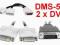 Kabel DMS 59 - 2x DVI Oryginalny ROK GWARANCJI