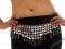 Belly Dance Taniec brzucha pas srebrny orientalny