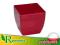 DONICZKA COUBI DUK 240 donica 24x24 H22cm CZERWONA