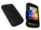 Rubber case Black HTC Wildfire +folia na wymiar