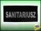 SANITARIUSZ emblemat do naszycia NASZYWKA odblask