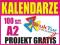 Kalendarze 2014 listwowane A2 100 szt plakatowe