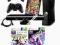 KONSOLA XBOX 360 SLIM 4GB+2xPAD+KINECT+27 GIER