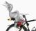 Fotelik rowerowy włoski Mr.Fox regulacja -srebrny