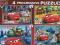 Puzzle 20 + 60 + 100 + 180 el.    Cars 2  Auta