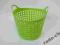 KOSZYK POJEMNIK NA KLAMERKI ZIELONY MOCNY TRWAŁY