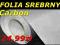 Srebrny Carbon Karbon 3D Okleina Folia 152x50 cm