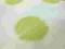 Tkanina owale dmuchawce krem zielony 1x1,4m