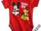 DISNEY MICKEY ŚLICZNE BODY R. 6 M-CY NOWE