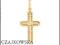 ZŁOTY 585 KRZYŻ KRZYŻYK * CROSS * CZAJKOWSKA *