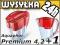 DZBANEK FILTR WODY AQUAPHOR PREMIUM 3,8L XL CZERW.