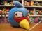PTAK NIEBIESKI ZŁY MASKOTKA + NAKLEJKI ANGRY BIRDS