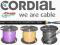 CORDIAL CMK 222 VIOLET YELLOW kabel mikrofonowy