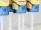 MINIONKI naklejka do PUSH POPS JEDYNE 1 oczko