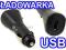 Przejściówka Ładowarka USB do GNIAZDA ZAPALNICZKI