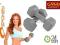 Hantle hantelki 2x1kg CEMENTOWE SPOKEY fitness 24h