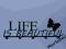*** wieszak na klucze LIFE IS BEAUTIFUL **PROMOCJA