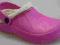 Różowe ocieplane chodaki rozm. 32