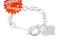 PREZENT Bransoletka ITALIA 925 silver layered  B26