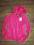BLUZA MLODZIEZOWA ROZPINANA KAPTUR PINK  REJECT