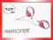 MEMOREX SŁUCHAWKI DOUSZNE EC-200 JACK 3,5mm RÓŻOWE