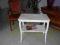 Stolik drewniany_ biały_shabby chic_prowansja