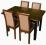 ZESTAW STÓŁ 130/170/80 + 4 KRZESŁA bukowe MAGDA