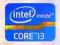 Oryginalna Naklejka Intel Core i3 21x16mm