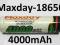 Akumulator MAXDAY li-ion 18650 3.7V 4000mAh !!