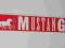 MUSTANG JEANS - NAKLEJKA - Pamiątka z lat 80-tych