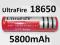 Akumulator UltraFire li-ion 18650 3.7V 5800mAh !!!