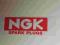 NGK SPARK PLUGS  -NAKLEJKA -Pamiątka z lat 80-tych