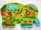 DREWNIANA UKŁADANKA -  ZWIERZĄTKA SAFARI, ZOO