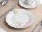 KOMPLET TALERZY DESEROWYCH 6 SZT PORCELANA