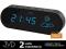 Stacja pogody JVD RB191.3 LED dwa alarmy termometr