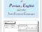 An Etymological Dictionary of Persian, English and