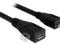 Przedłużacz USB micro-B M-F męsko-żeński 50cm 0,5m