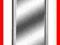 Lustro 80x50 cm SREBRNE RAMA ścienne KARE DESIGN@@