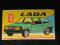 ŁADA  AUTO  ZSSR  Naklejka Pamiątka z Prl-u