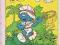 pocztówka SMURFY Pogoń za motylem PAYO 1989