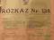 ROZKAZ Nr. 138 - 22 IX 1921  Wydane przez Dowództw
