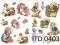 PAPIER DECOUPAGE, A3 ITD0403