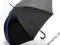 PARASOLKA MĘSKA DŁUGA PÓŁAUTOMAT CZARNA ZEST 41650