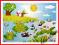 *Puzzle drewniane 24 ele. ŻABKI*