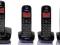 Telefon bezprzewodowy  4 słuchawki - INTERCOM
