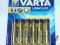 Bateria alkaliczna L03 Varta Longlife AAA 6 sztuk